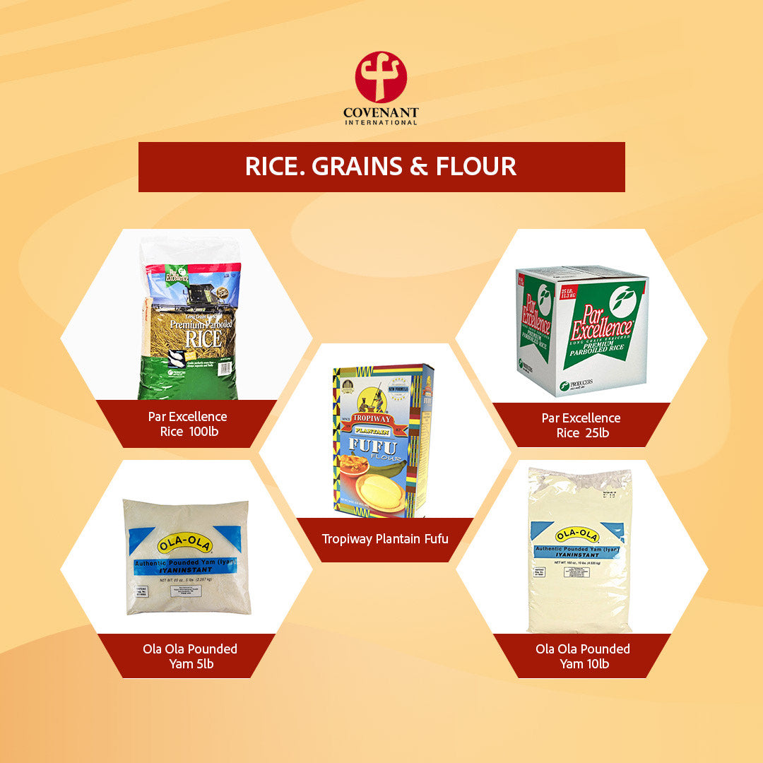 Rice, Grains & Flours